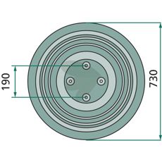 Glideplade med skærehøjde 25mm, perfekt til præcist arbejde.