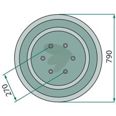 Glideplade 300370, giver overlegen stabilitet og ydeevne i traktorbrug.