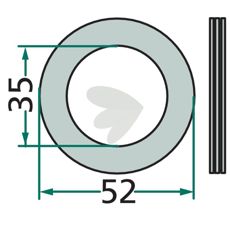 Nåleleje 089.000.889.0360, ideelt til langvarig drift i mekaniske systemer.