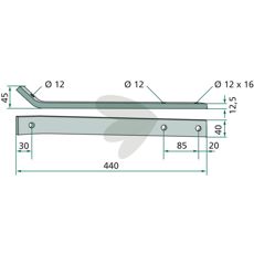 Holder til stift, model 624331, konstruktion af høj kvalitet.