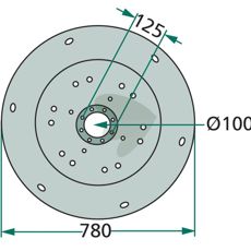 Praktisk tallerken, designet til elegant præsentation af mad.