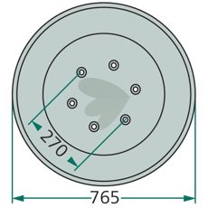 Glideskive 1.1017.010.570.10, en vigtig komponent til effektiv drift af landbrugsmaskiner.