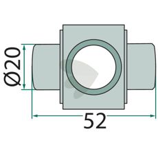 Spindelmøtrik af høj kvalitet til sikker montering af mekaniske dele.