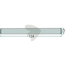 Bolt til Deutz Fahr, Kverneland, Pöttinger, artikelnummer 06580561.