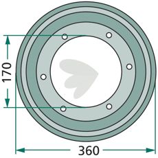 Plade 1.1074.010.111.00, perfekt til holdbare konstruktionsløsninger.