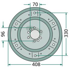 Alsidig tallerken, perfekt til både enkel og finere madlavning.