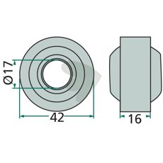 Ledlager af høj kvalitet for pålidelig drift af dit udstyr.