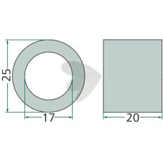 Ring 1.1504.010.103.00, robust konstruktion for langvarig holdbarhed.
