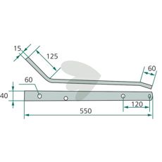 Stærk pindestøtte 670220, designet til holdbare løsninger.