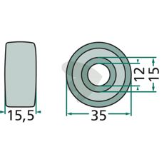 Højkvalitets rulle til pick-up, perfekt til effektiv anvendelse i landbrug og byggeri.
