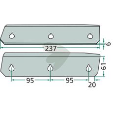 Kniv 0982200200, designet til at møde udfordringerne inden for landbrug.