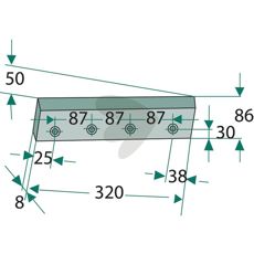 Knivsæt 0982201100 giver høj effektivitet og lang levetid.