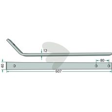 Fella TH pinarm 520/607mm, ideel til intensivt landbrug.