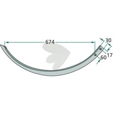 Nål 1109220301, høj kvalitet og holdbarhed til professionel anvendelse.