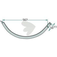 Nål 1110220812, perfekt til præcise opgaver inden for konstruktion og landbrug.