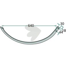 Nål 1115220823, holder høj kvalitet for pålidelig og præcis arbejde.