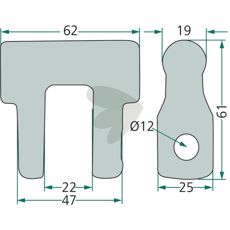 Clutchkobling 121744, designet til langvarig holdbarhed og effektivitet.