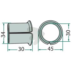 Bøsning 122913 beskytter og effektiviserer driften af maskiner.