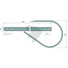 Welger skraber, model 1257521502, høj kvalitet og holdbarhed.
