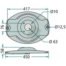Alsidig skive for mere effektiv jordbearbejdning i marken.