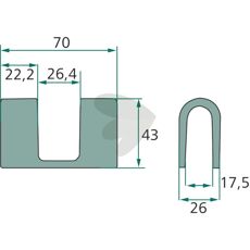 Pinholder model 139535.3, essentiel for styrke og stabilitet.