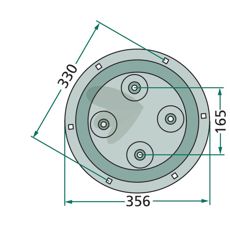 Støtteplade 496829, giver stabilitet og holdbarhed for maskiner.