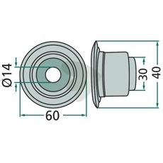 Klemmetop, bruges til at sikre stabilitet og styrke.