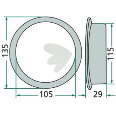 Kranbøsning 145134.1, perfekt til at støtte maskinens funktion og holdbarhed.
