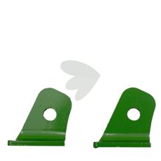 Grøn venstredrejende buskrydder, perfekt til feltarbejde og jordvedligeholdelse.