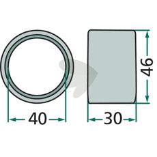 Holdbar messingbøsning til pålidelige og langsigtede forbindelser.