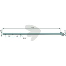 Pindarm 160025, pålidelig komponent til effektivisering af arbejdsprocesser.