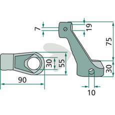 Styrspak 162154 giver stabil og præcis styring under alle kørselsforhold.