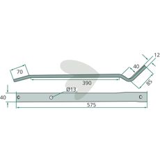 Kvalitets rotorarm 16607965.86, designet til pålidelighed og effektiv ydeevne.