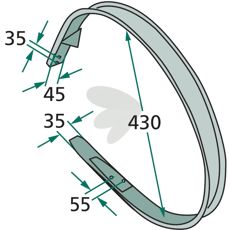Højkvalitets skraber fra Welger, perfekt til mange maskiner.