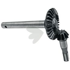 Sæt af koniske hjul med 10 og 27 tænder til alsidig brug.