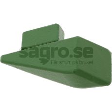 Venstre stødskærm, vigtig for at bevare udstyrets integritet.