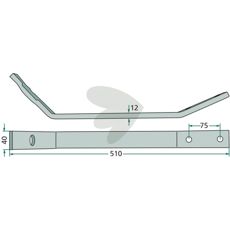 Tændarm Pöttinger 205.700803, giver kvalitet og lang levetid.