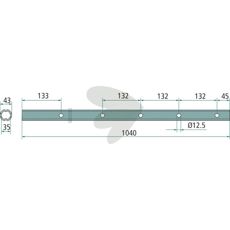Tapfæste, artikelnummer 2441600050, sikrer stabilitet i installation.