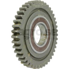 Cylindrisk tandhjul med 43 tænder, til præcis transmission.