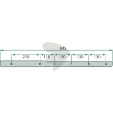 Tandarm 845 mm Krone 265213.1, perfekt til forskellige anvendelser inden for landbrug.