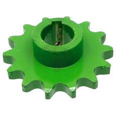 14-tands kædehjul i størrelse 1 1/4", egnet til tunge maskiner.