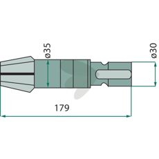 Pignon med 9 tænder, perfekt for effektiv kraftoverførsel i maskiner.