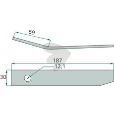 Finger 38351000, kvalitetsdel for langvarig maskinfunktion.