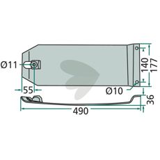 Slæbesko 130685, perfekt til at forbedre trækkraft og manøvredygtighed.