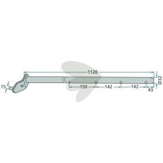 Pinholder venstredrejende - 601446 til effektiv styring af udstyr.