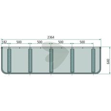 Fangdug 2365X680mm, sikrer høst med denne effektive fangdug.