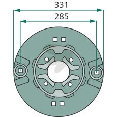 Kraftfuld skål til avanceret jordbehandling og maskinarbejde.