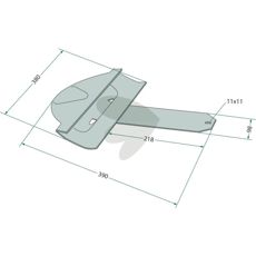 Højtydende slæbesko 55656000 der giver langvarig ydeevne.