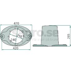 Tallerken med hat 55902720, designet til overlegen jordbearbejdning.