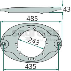 Sæt af tallerkener af høj kvalitet for optimal ydelse inden for landbrug.